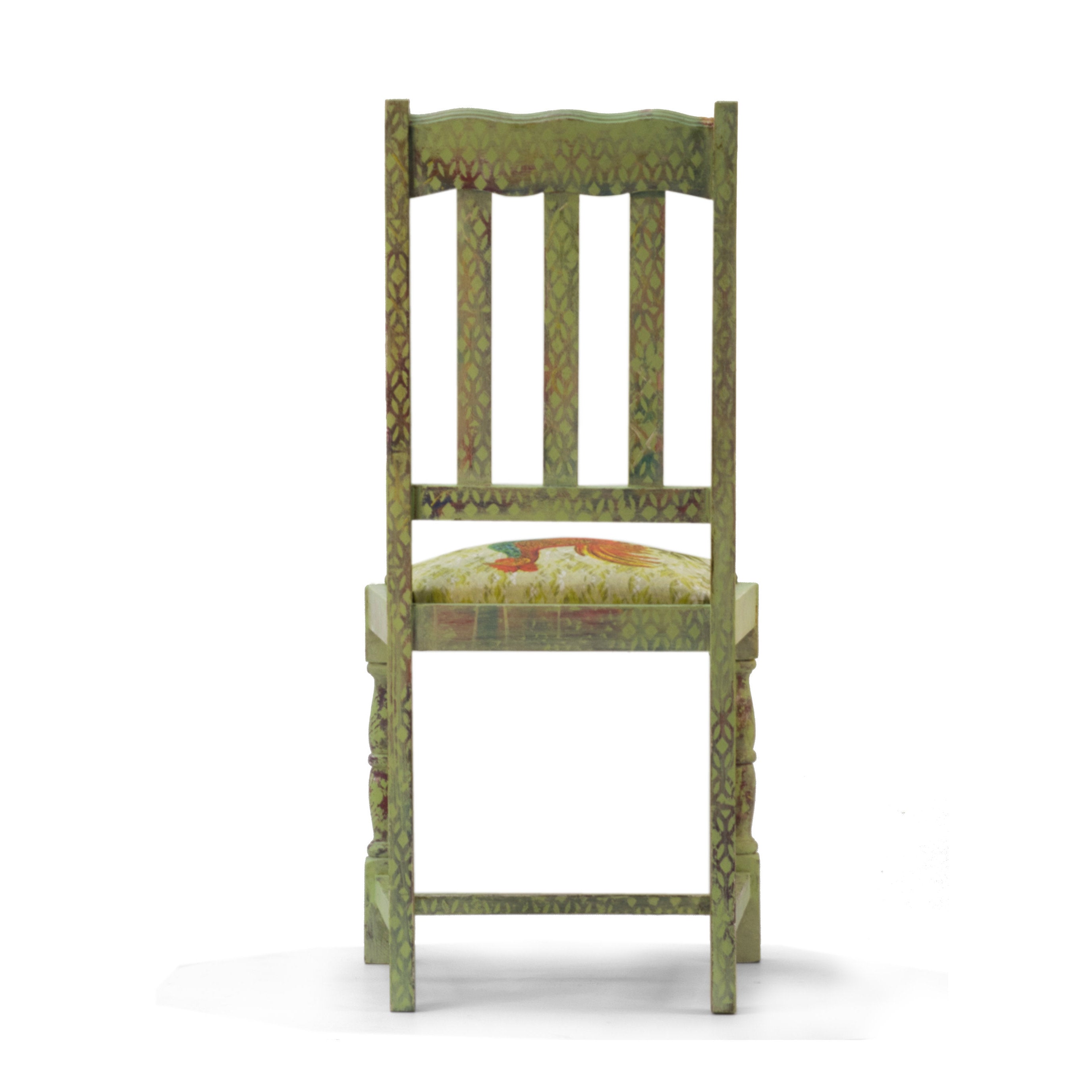 Majolica Rooster Chair